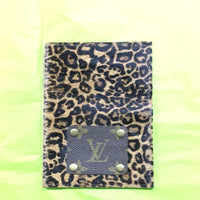 Two Pocket Hide and Louis Vuitton Leopard Card Holder