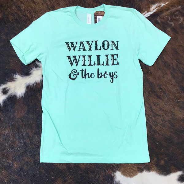 Waylon Willie & Boys short sleeve shirt