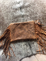 Axis and Fringe Wristlet
